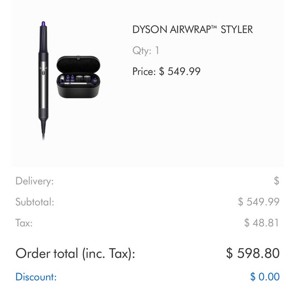 Dyson airwrap styler!!!